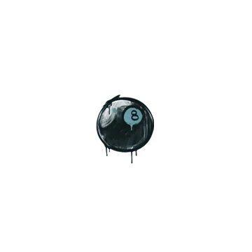 Sealed Graffiti | 8-Ball (Wire Blue)