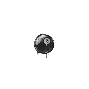 Sealed Graffiti | 8-Ball (Shark White)
