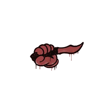 Sealed Graffiti | Backstab (Blood Red)