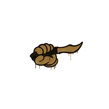 Sealed Graffiti | Backstab (Desert Amber)