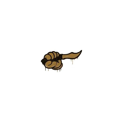 Sealed Graffiti | Backstab (Desert Amber)