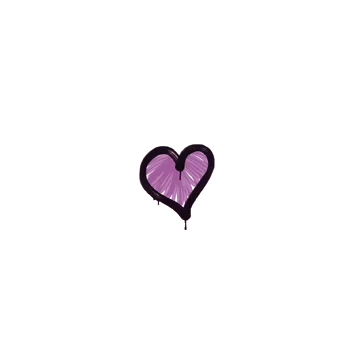 Sealed Graffiti | Heart (Bazooka Pink)