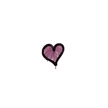 Sealed Graffiti | Heart (Princess Pink)