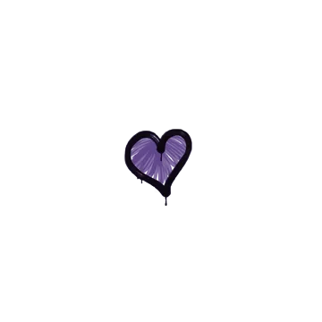 Sealed Graffiti | Heart (Monster Purple)