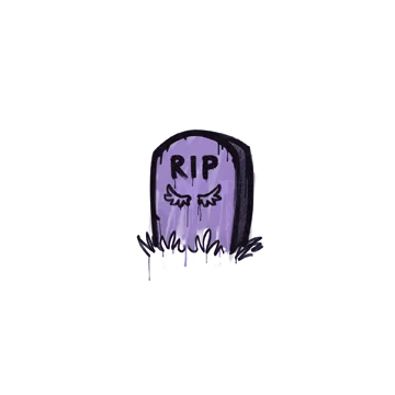 Sealed Graffiti | Tombstone (Violent Violet)