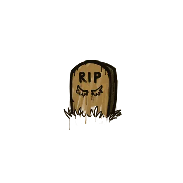 Sealed Graffiti | Tombstone (Desert Amber)