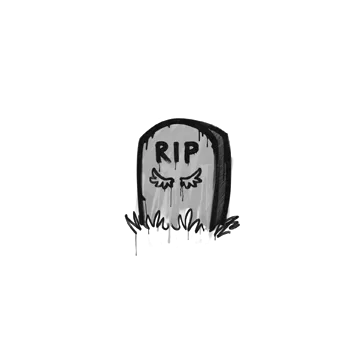 Sealed Graffiti | Tombstone (Shark White)