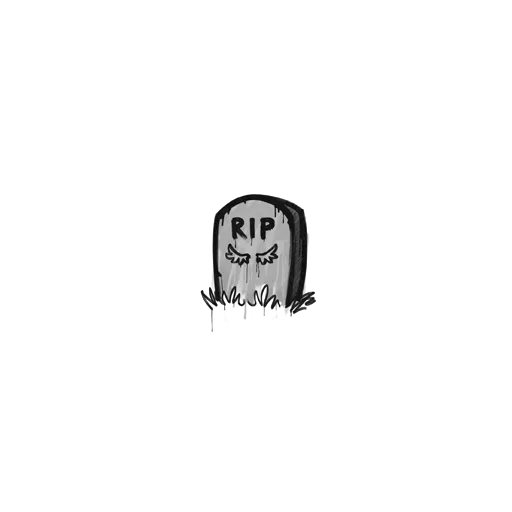 Sealed Graffiti | Tombstone (Shark White)