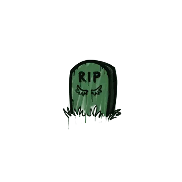 Sealed Graffiti | Tombstone (Jungle Green)