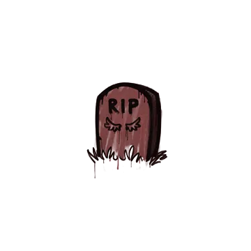 Sealed Graffiti | Tombstone (Brick Red)