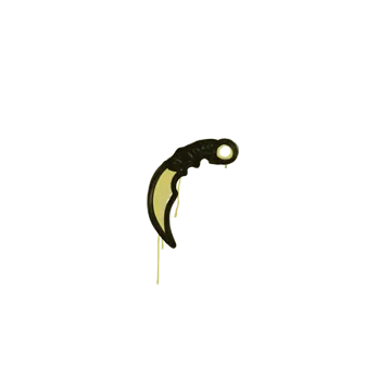 Sealed Graffiti | Karambit (Tracer Yellow)