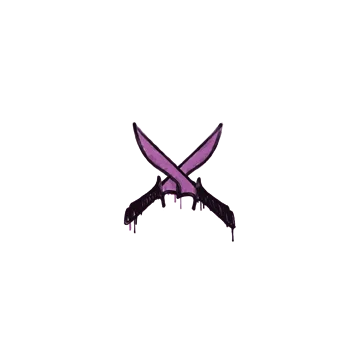 Sealed Graffiti | X-Knives (Bazooka Pink)