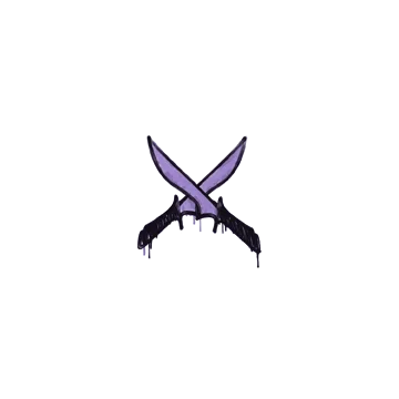 Sealed Graffiti | X-Knives (Violent Violet)