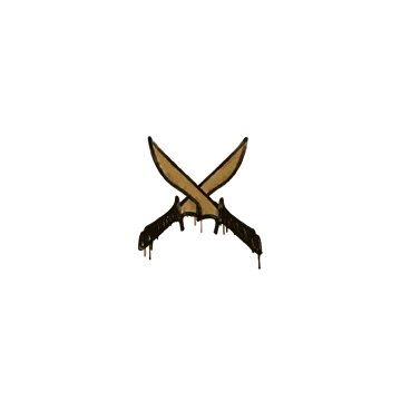 Sealed Graffiti | X-Knives (Desert Amber)
