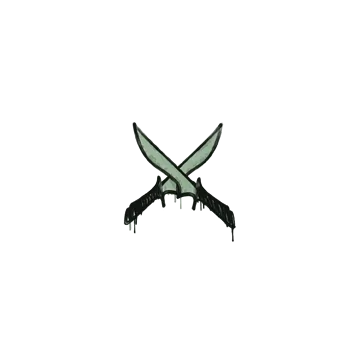 Sealed Graffiti | X-Knives (Cash Green)