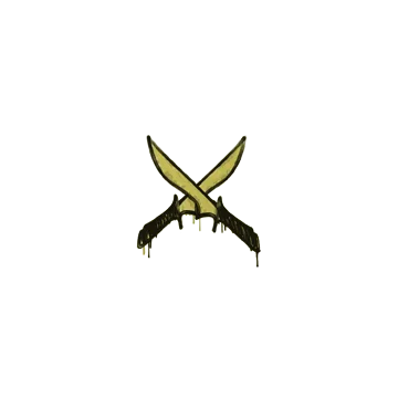 Sealed Graffiti | X-Knives (Tracer Yellow)