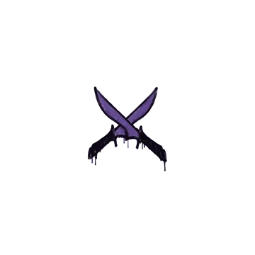 Sealed Graffiti | X-Knives (Monster Purple)