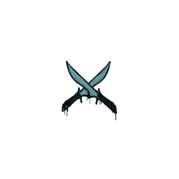 Sealed Graffiti | X-Knives (Wire Blue)