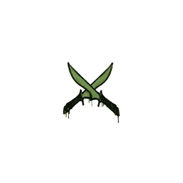 Sealed Graffiti | X-Knives (Battle Green)