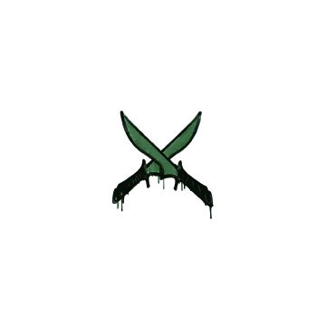 Sealed Graffiti | X-Knives (Jungle Green)