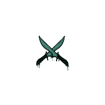Sealed Graffiti | X-Knives (Frog Green)