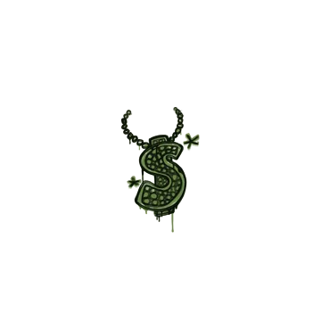 Sealed Graffiti | Bling (Battle Green)