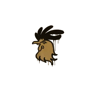 Sealed Graffiti | Cocky (Desert Amber)