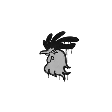 Sealed Graffiti | Cocky (Shark White)