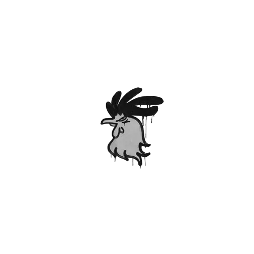 Sealed Graffiti | Cocky (Shark White)