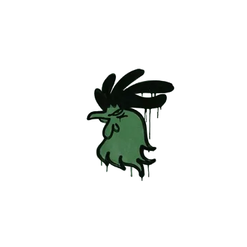 Sealed Graffiti | Cocky (Jungle Green)