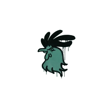 Sealed Graffiti | Cocky (Frog Green)