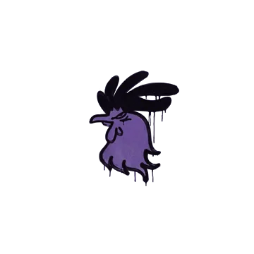 Sealed Graffiti | Cocky (Monster Purple)