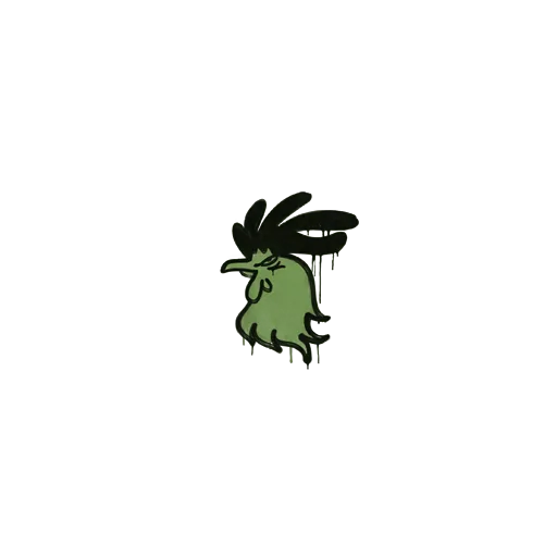 Sealed Graffiti | Cocky (Battle Green)