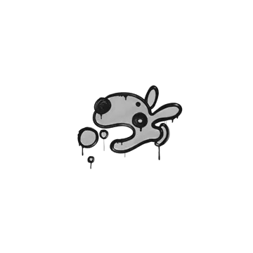 Sealed Graffiti | Popdog (Shark White)