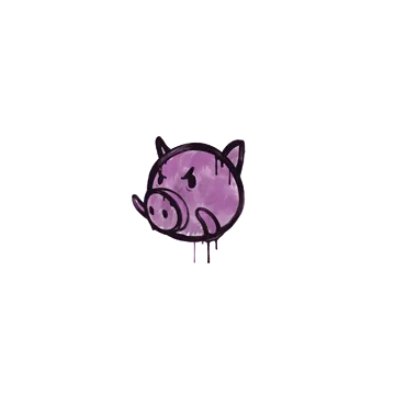 Sealed Graffiti | Piggles (Bazooka Pink)