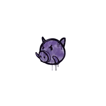 Sealed Graffiti | Piggles (Monster Purple)