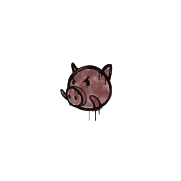 Sealed Graffiti | Piggles (Brick Red)