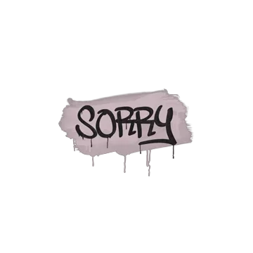 Sealed Graffiti | Sorry (War Pig Pink)