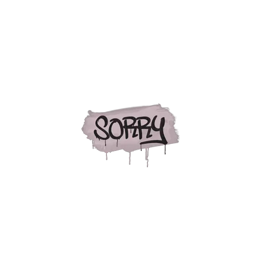 Sealed Graffiti | Sorry (War Pig Pink)