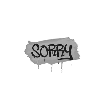 Sealed Graffiti | Sorry (Shark White)