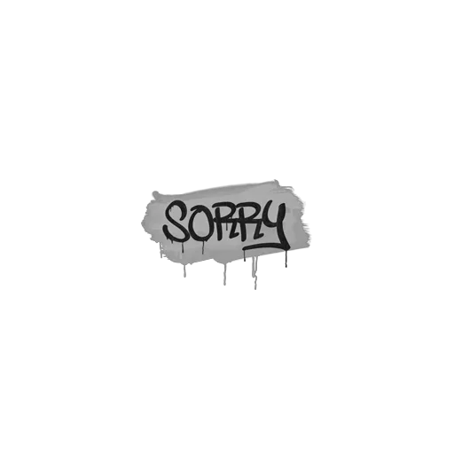 Sealed Graffiti | Sorry (Shark White)