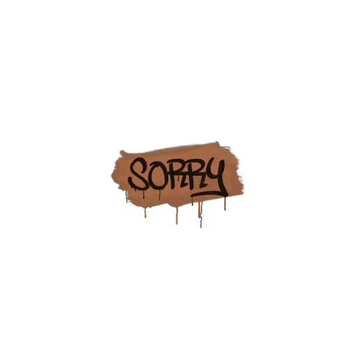 Sealed Graffiti | Sorry (Tiger Orange)