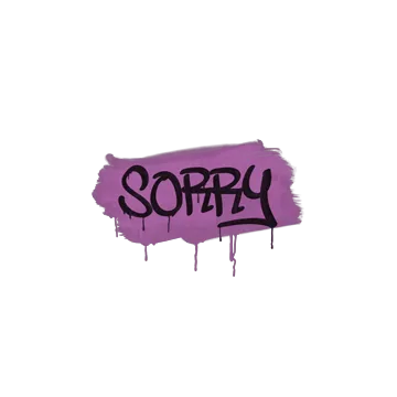 Sealed Graffiti | Sorry (Bazooka Pink)