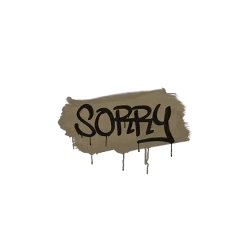 Sealed Graffiti | Sorry (Dust Brown)