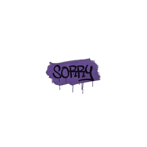 Sealed Graffiti | Sorry (Monster Purple)