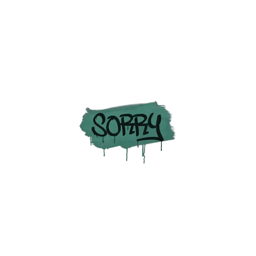 Sealed Graffiti | Sorry (Frog Green)