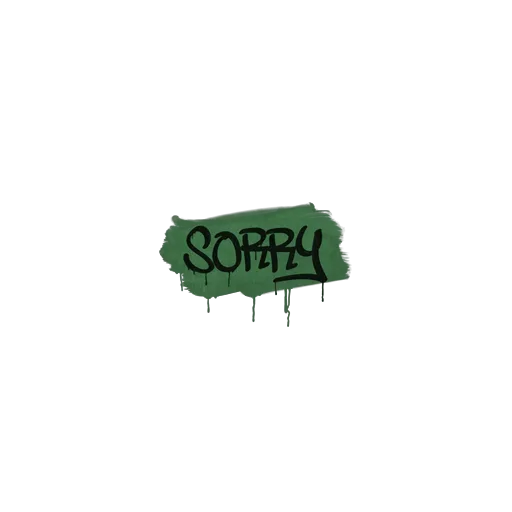 Sealed Graffiti | Sorry (Jungle Green)
