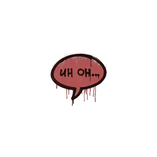 Sealed Graffiti | Uh Oh (Blood Red)