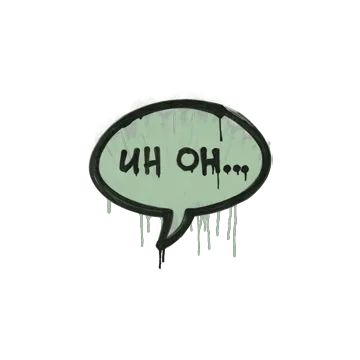 Sealed Graffiti | Uh Oh (Cash Green)