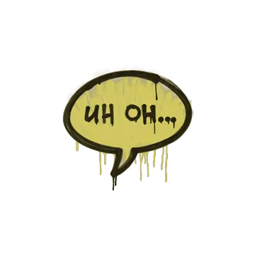 Sealed Graffiti | Uh Oh (Tracer Yellow)